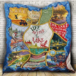 The Lake Is Calling And I Must Go Quilt X0308-02  Quilt